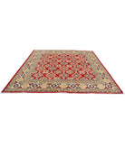 Kazak 9' 1" X 9' 2" Hand-Knotted Wool Rug 9' 1" X 9' 2" (277 X 279) / Red / Ivory