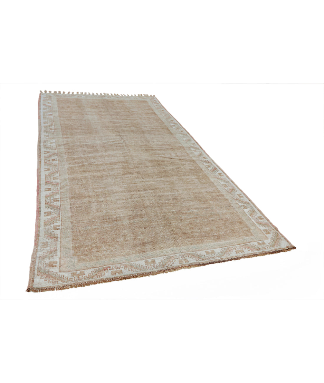 Kars 5' 9" X 10' 8" Hand-Knotted Wool Rug 5' 9" X 10' 8" (175 X 325) / Taupe / Ivory