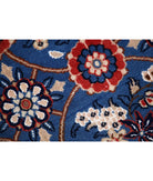 Varamin 6'10'' X 9'5'' Hand-Knotted Wool Rug 6'10'' x 9'5'' (205 X 283) / Blue / Red