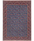 Varamin 6'10'' X 9'5'' Hand-Knotted Wool Rug 6'10'' x 9'5'' (205 X 283) / Blue / Red