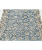 Vintage 3'3'' X 5'0'' Hand-Knotted Wool Rug 3'3'' x 5'0'' (98 X 150) / Blue / Ivory