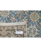 Vintage 3'3'' X 5'0'' Hand-Knotted Wool Rug 3'3'' x 5'0'' (98 X 150) / Blue / Ivory