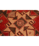 Anatolian 3' 7" X 12' 2" Hand-Knotted Wool Rug 3' 7" X 12' 2" (109 X 371) / Red / Brown