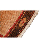 Anatolian 3' 7" X 12' 2" Hand-Knotted Wool Rug 3' 7" X 12' 2" (109 X 371) / Red / Brown