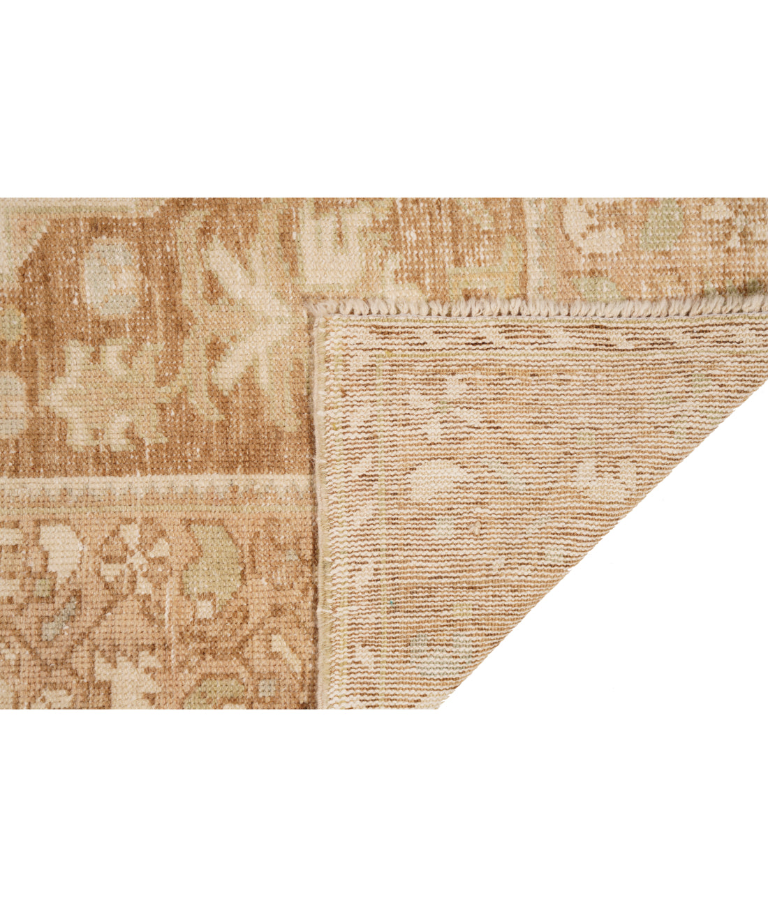 Anatolian 3' 11" X 7' 3" Hand-Knotted Wool Rug 3' 11" X 7' 3" (119 X 221) / Taupe / Brown