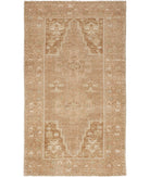 Anatolian 3' 11" X 7' 3" Hand-Knotted Wool Rug 3' 11" X 7' 3" (119 X 221) / Taupe / Brown