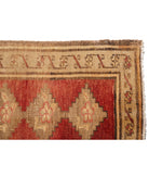 Anatolian 5' 0" X 11' 8" Hand-Knotted Wool Rug 5' 0" X 11' 8" (152 X 356) / Red / Taupe