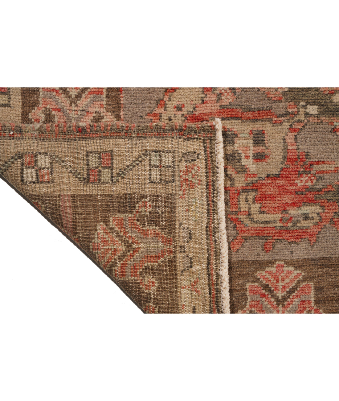 Anatolian 6' 0" X 10' 0" Hand-Knotted Wool Rug 6' 0" X 10' 0" (183 X 305) / Red / Grey