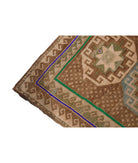 Anatolian 3' 6" X 12' 2" Hand-Knotted Wool Rug 3' 6" X 12' 2" (107 X 371) / Brown / Taupe