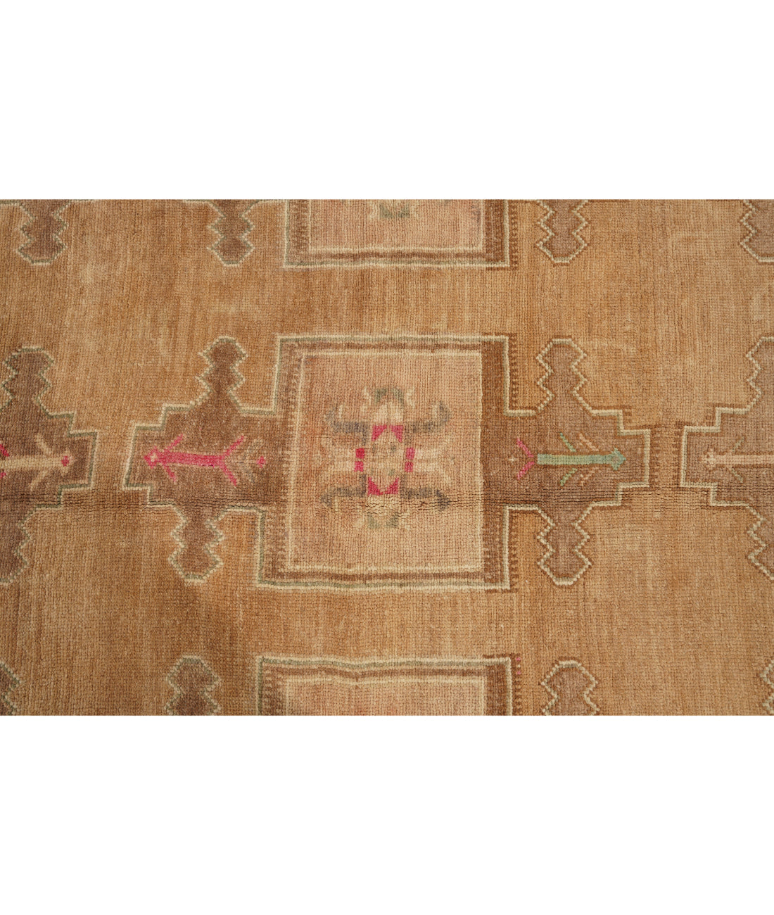 Anatolian 7' 2" X 13' 10" Hand-Knotted Wool Rug 7' 2" X 13' 10" (218 X 422) / Taupe / Ivory