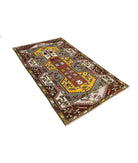 Kars 3' 10" X 6' 6" Hand-Knotted Wool Rug 3' 10" X 6' 6" (117 X 198) / Gold / Ivory