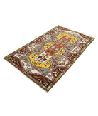 Kars 3' 10" X 6' 6" Hand-Knotted Wool Rug 3' 10" X 6' 6" (117 X 198) / Gold / Ivory