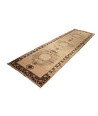 Anatolian 4' 0" X 13' 4" Hand-Knotted Wool Rug 4' 0" X 13' 4" (122 X 406) / Peach / Brown