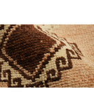 Anatolian 4' 0" X 13' 4" Hand-Knotted Wool Rug 4' 0" X 13' 4" (122 X 406) / Peach / Brown