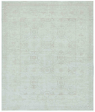 Hand Knotted Serenity Wool Rug 4' 2" X 5' 0" 4' 2" X 5' 0" (127 X 152) / Blue / Ivory