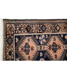 Yalameh 3'4'' X 4'10'' Hand-Knotted Wool Rug 3'4'' x 4'10'' (100 X 145) / Peach / Blue