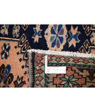 Yalameh 3'4'' X 4'10'' Hand-Knotted Wool Rug 3'4'' x 4'10'' (100 X 145) / Peach / Blue