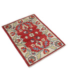 Ziegler 2' 2" X 3' 0" Hand-Knotted Wool Rug 2' 2" X 3' 0" (66 X 91) / Red / Ivory