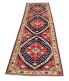 Ziegler 2' 8" X 9' 8" Hand-Knotted Wool Rug 2' 8" X 9' 8" (81 X 295) / Red / Ivory