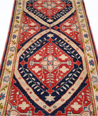 Ziegler 2' 8" X 9' 8" Hand-Knotted Wool Rug 2' 8" X 9' 8" (81 X 295) / Red / Ivory