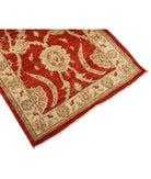 Ziegler 2' 7" X 15' 2" Hand-Knotted Wool Rug 2' 7" X 15' 2" (79 X 462) / Red / Ivory