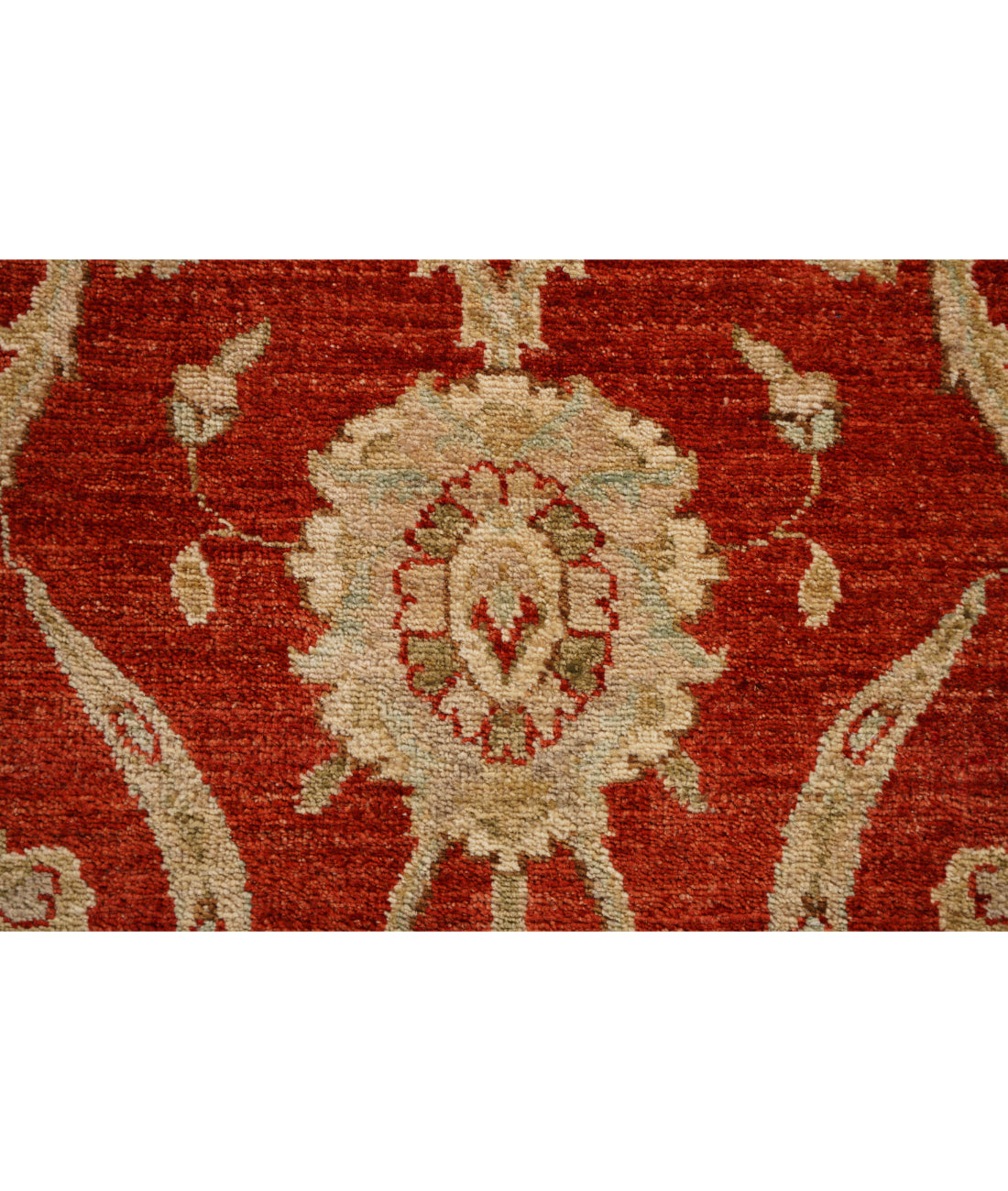 Ziegler 2' 7" X 15' 2" Hand-Knotted Wool Rug 2' 7" X 15' 2" (79 X 462) / Red / Ivory