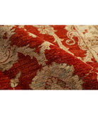 Ziegler 2' 7" X 15' 2" Hand-Knotted Wool Rug 2' 7" X 15' 2" (79 X 462) / Red / Ivory