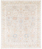 Ziegler 8' 1" X 10' 1" Hand-Knotted Wool Rug 8' 1" X 10' 1" (246 X 307) / Grey / Beige