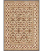 Hand Knotted Ziegler Wool Rug 10' 0" X 14' 0" 10' 0" X 14' 0" (305 X 427) / Taupe / Ivory