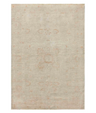Hand Knotted Ziegler Wool Rug 4' 1" X 5' 9" 4' 1" X 5' 9" (124 X 175) / Brown / Ivory