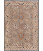 Hand Knotted Ziegler Wool Rug 4' 10" X 6' 11" 4' 10" X 6' 11" (147 X 211) / Grey / Ivory