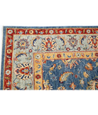 Ziegler 5'7'' X 8'2'' Hand-Knotted Wool Rug 5'7'' x 8'2'' (168 X 245) / Blue / Grey