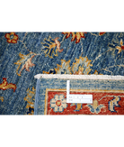 Ziegler 5'7'' X 8'2'' Hand-Knotted Wool Rug 5'7'' x 8'2'' (168 X 245) / Blue / Grey