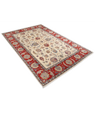 Ziegler 5'5'' X 7'11'' Hand-Knotted Wool Rug 5'5'' x 7'11'' (163 X 238) / Ivory / Red
