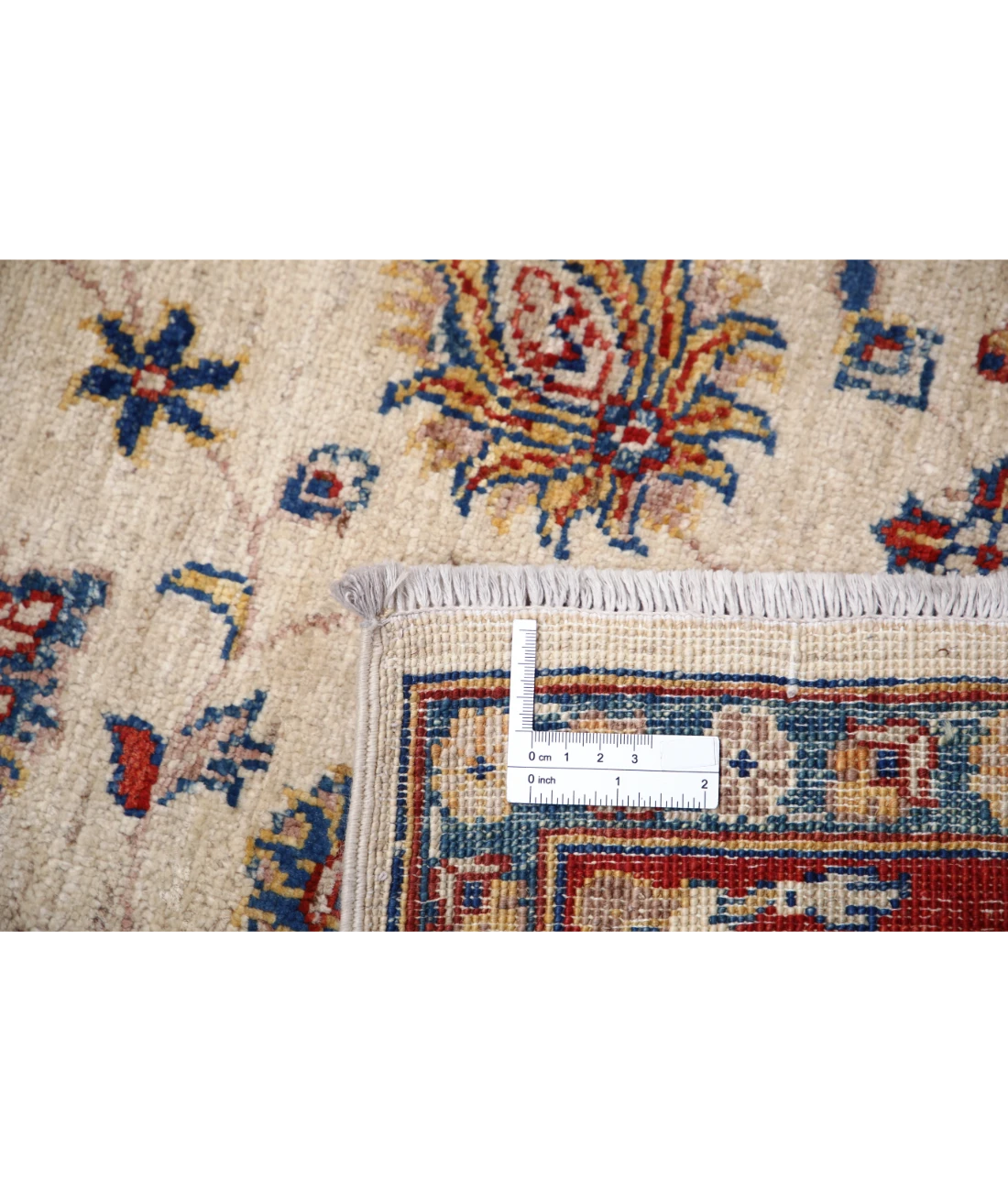 Ziegler 5'5'' X 7'11'' Hand-Knotted Wool Rug 5'5'' x 7'11'' (163 X 238) / Ivory / Red