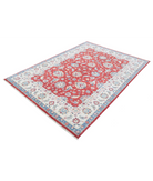 Ziegler 5'7'' X 7'9'' Hand-Knotted Wool Rug 5'7'' x 7'9'' (168 X 233) / Red / Ivory