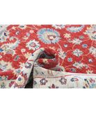 Ziegler 5'7'' X 7'9'' Hand-Knotted Wool Rug 5'7'' x 7'9'' (168 X 233) / Red / Ivory