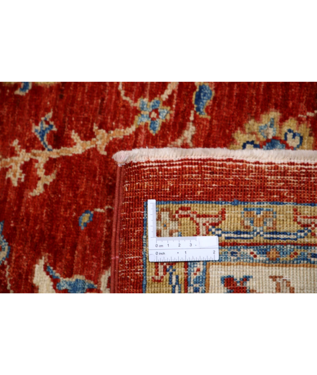 Ziegler 5'7'' X 8'0'' Hand-Knotted Wool Rug 5'7'' x 8'0'' (168 X 240) / Red / Ivory