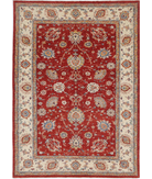 Ziegler 5'7'' X 8'0'' Hand-Knotted Wool Rug 5'7'' x 8'0'' (168 X 240) / Red / Ivory