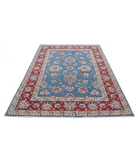 Ziegler 5'4'' X 7'9'' Hand-Knotted Wool Rug 5'4'' x 7'9'' (160 X 233) / Blue / Red
