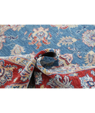 Ziegler 5'4'' X 7'9'' Hand-Knotted Wool Rug 5'4'' x 7'9'' (160 X 233) / Blue / Red