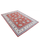 Ziegler 5'7'' X 7'9'' Hand-Knotted Wool Rug 5'7'' x 7'9'' (168 X 233) / Red / Ivory