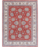 Ziegler 5'7'' X 7'9'' Hand-Knotted Wool Rug 5'7'' x 7'9'' (168 X 233) / Red / Ivory