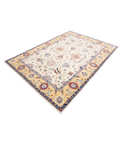 Ziegler 5'8'' X 7'10'' Hand-Knotted Wool Rug 5'8'' x 7'10'' (170 X 235) / Ivory / Gold