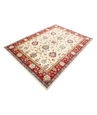 Ziegler 5'9'' X 7'9'' Hand-Knotted Wool Rug 5'9'' x 7'9'' (173 X 233) / Ivory / Red