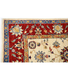 Ziegler 5'9'' X 7'9'' Hand-Knotted Wool Rug 5'9'' x 7'9'' (173 X 233) / Ivory / Red