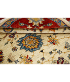 Ziegler 5'9'' X 7'9'' Hand-Knotted Wool Rug 5'9'' x 7'9'' (173 X 233) / Ivory / Red