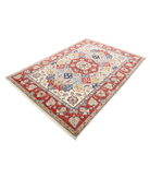 Ziegler 5'6'' X 7'10'' Hand-Knotted Wool Rug 5'6'' x 7'10'' (165 X 235) / Ivory / Red