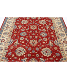 Ziegler 5'8'' X 8'0'' Hand-Knotted Wool Rug 5'8'' x 8'0'' (170 X 240) / Red / Ivory