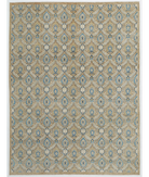 Hand Knotted Ziegler Wool Rug 8' 10" X 11' 9" 8' 10" X 11' 9" (269 X 358) / Taupe / Ivory